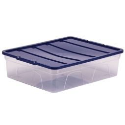 CONTENITORE PLASTICA 12 LITRI COPERCHIO 32X40X11CM