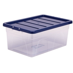 CONTENITORE PLASTICA 38 LITRI COPERCHIO 37X56X25CM