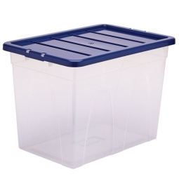 CONTENITORE PLASTICA 64 LITRI COPERCHIO 38X56X41CM