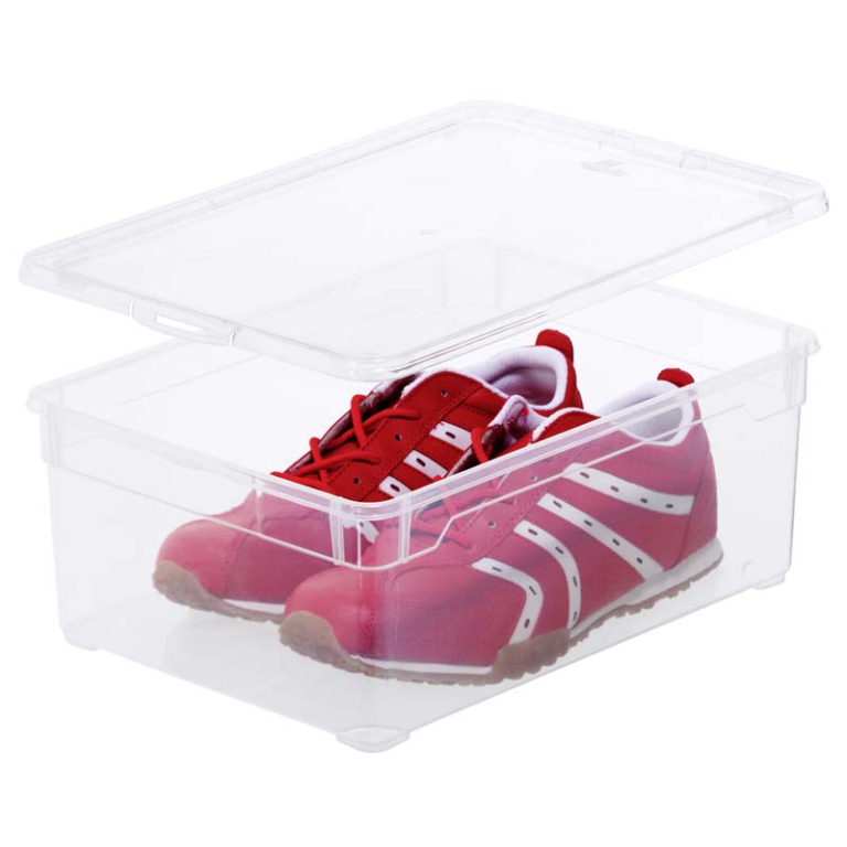 CONTENITORE PLASTICA 10LT CLEAR BOX 36X26X14CM