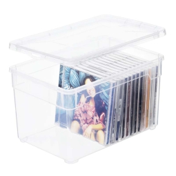 CONTENITORE PLASTICA 5LT  CLEAR BOX 26X17X15CM