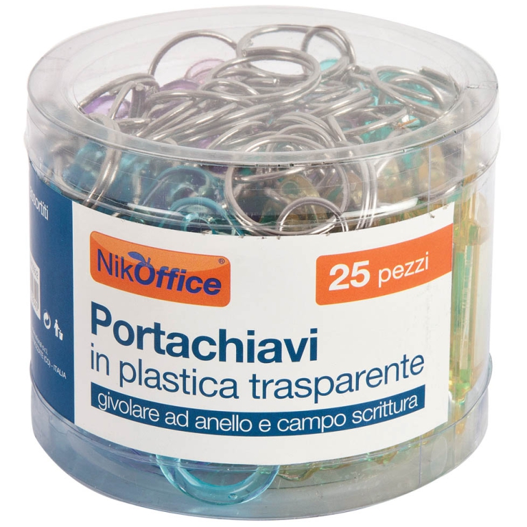 PORTACHIAVI TARGHETTA CON GIVOLARE 25PZ 2