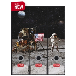 SET 3 REGISTRATORI 8CM   MOON CARDEA
