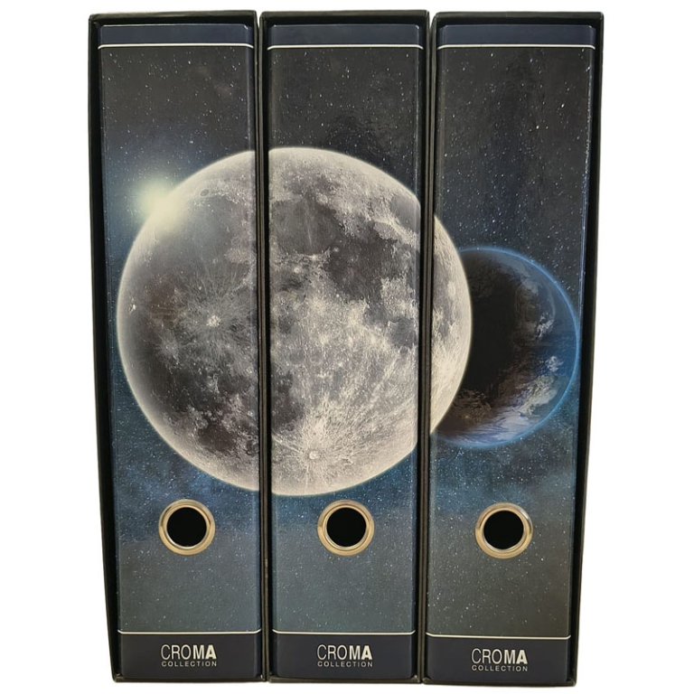 SET 3 REGISTRATORI 8CM   MOON CARDEA 2