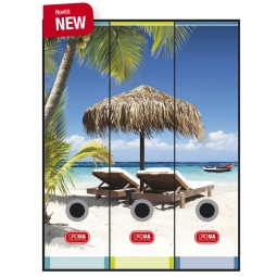 SET 3 REGISTRATORI 8CM   SUMMER CARDEA
