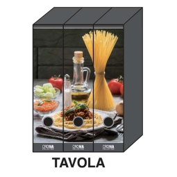 SET 3 REGISTRATORI 8CM   TAVOLA CARDEA