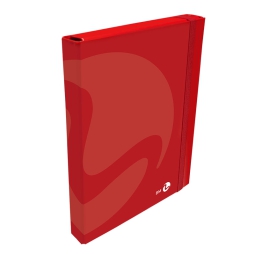 PORTAPROGETTI DORSO 3 CON ELASTICO PIATTO ROSSO