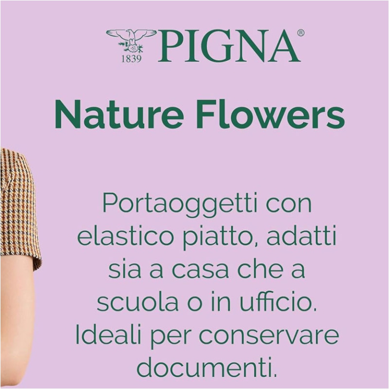 PORTAPROGETTI DORSO 7CM  PIGNA NATURE FLOWERS 3