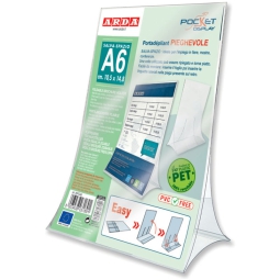 PORTADEPLIANTS PET A6    PIEGHEVOLE