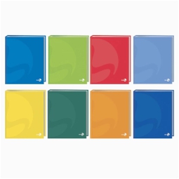 COPERTINE AD ANELLI 5PZ  A5 025 COLORI ASSORTITI