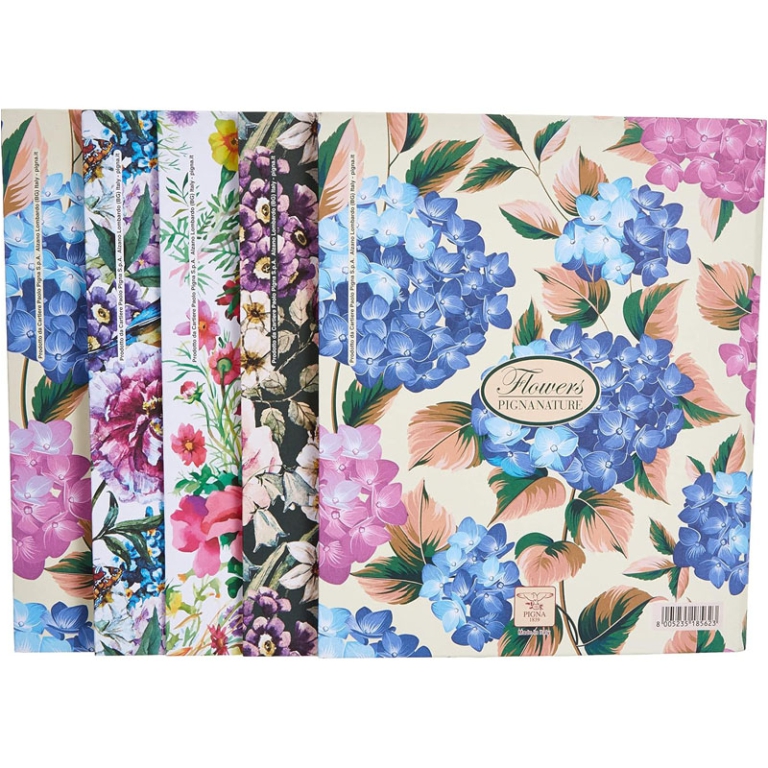 COPERTINA AD ANELLI A5 15X21 030 NATURE FLOWERS 5