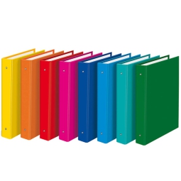 COPERTINE AD ANELLI A4   5PZ 030 COLORI ASSORTITI