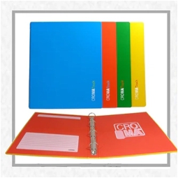 COPERTINA AD ANELLI A4   030 CROMA COLORE GIALLO