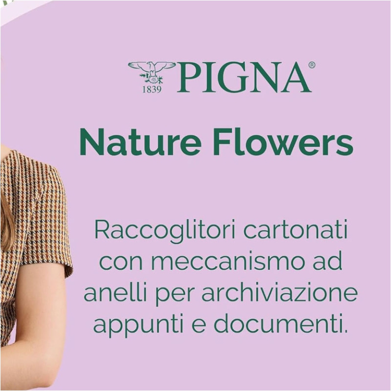 COPERTINA AD ANELLI A4 21X30 030 NATURE FLOWERS 3