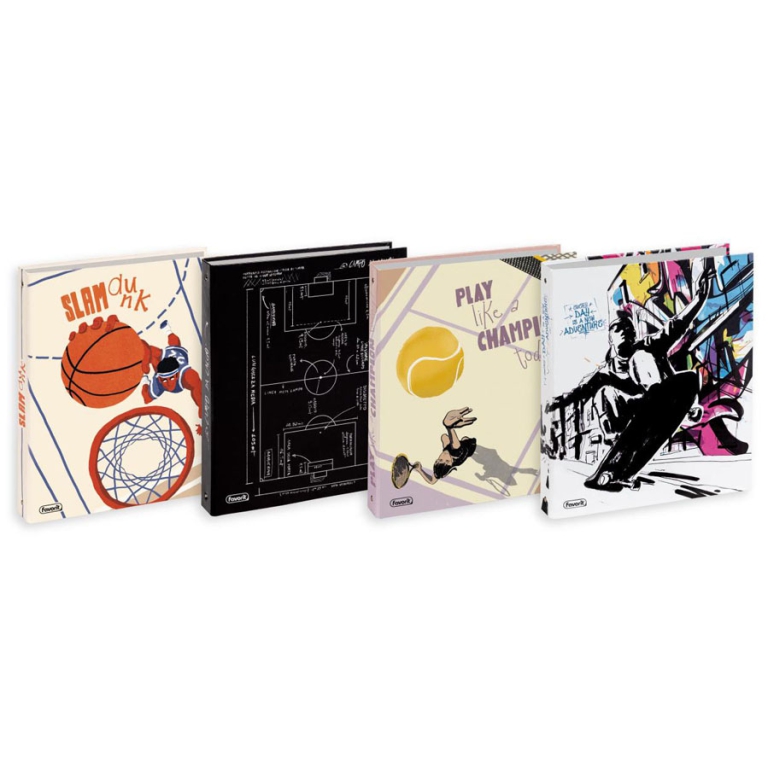 COPERTINA AD ANELLI A4   030 LINEA SPORT