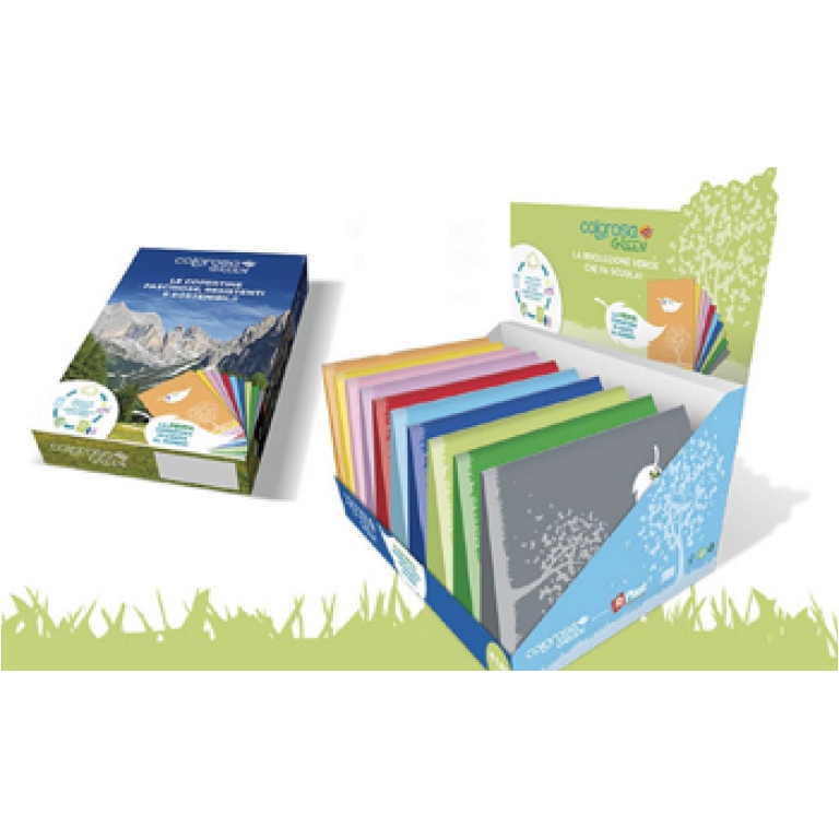 COPRIMAXI COLOROSA GREEN 150PZ CARTA 10COL EXPO 2