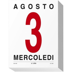 BLOCCO MURALE CALENDARIO 10X15 MEZZO MINISTERIALE
