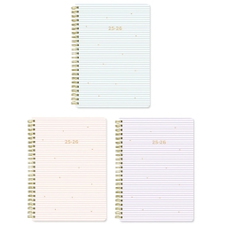 AGENDA SETTIMANALE A6 ACCADEMICA STRIPES
