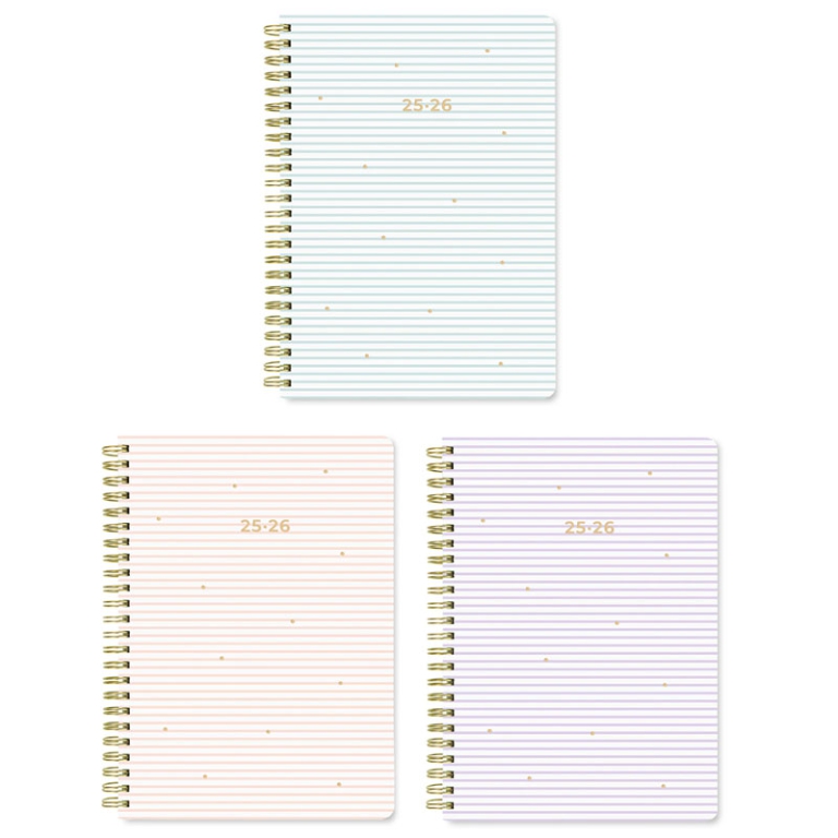 AGENDA SETTIMANALE A6 ACCADEMICA STRIPES