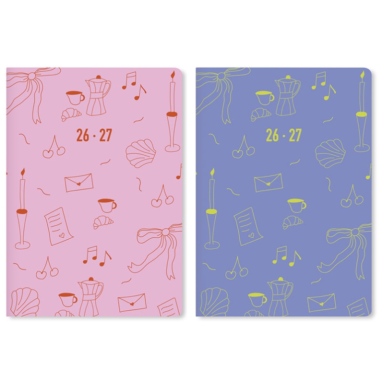 AGENDA GIORNALIERA A6 ACCADEMICA LITTLE JOYS LETTS