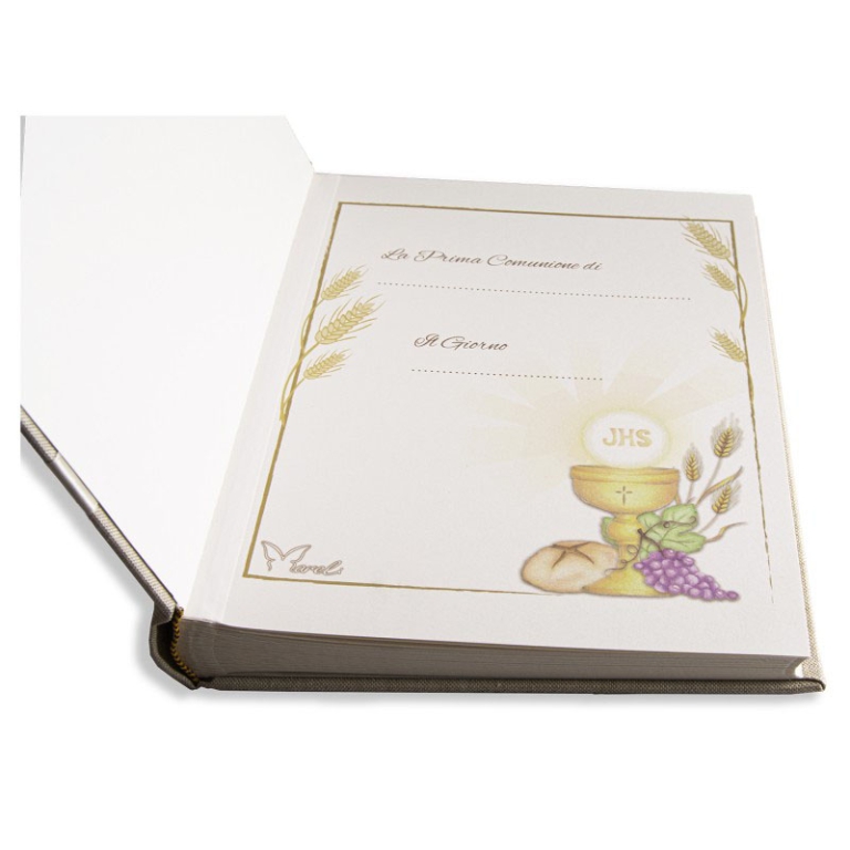 ALBUM COMUNIONE 23X30CM  30FG+VELINA CALICE 2