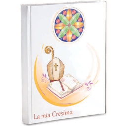 ALBUM CRESIMA 23X27CM    20FG ROSONE CON SCATOLA