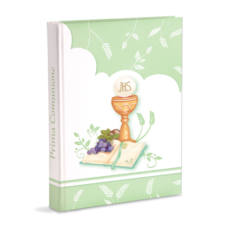 ALBUM PRIMA COMUNIONE CALICE 30FG CON VELINA 23X30