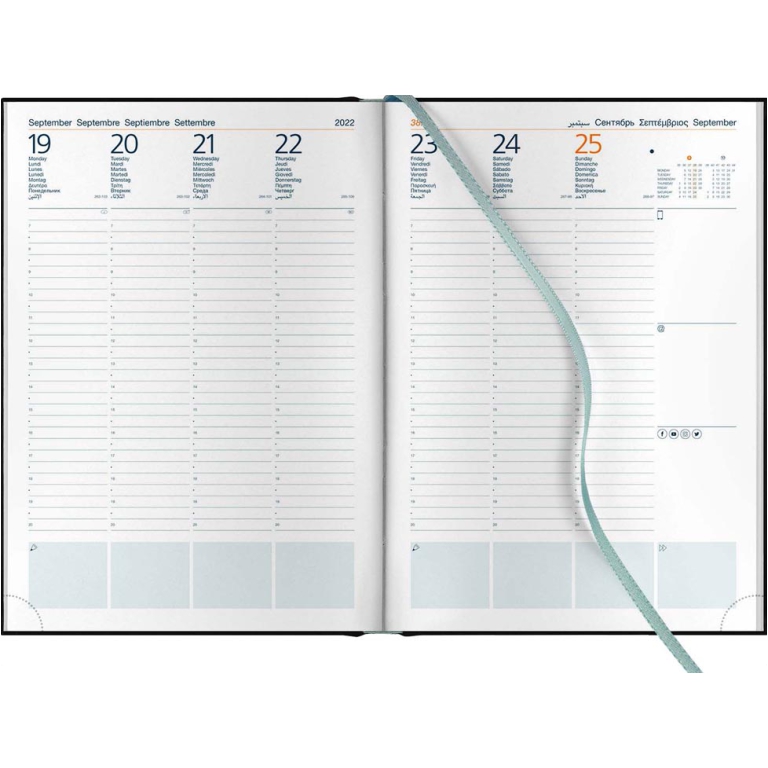 AGENDA SETTIMANALE A4 21X29,7 GOMMATO 2