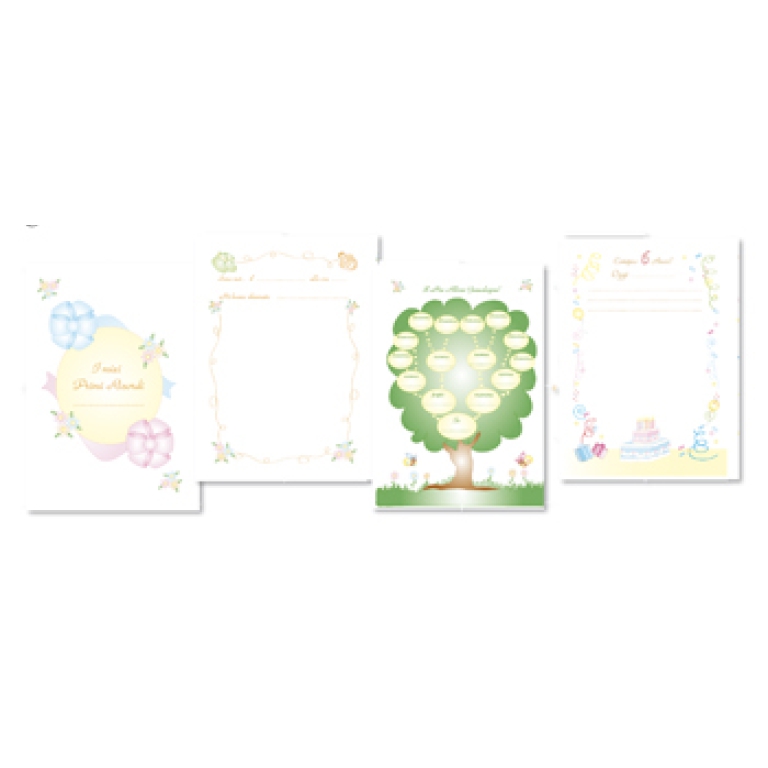 DIARIO MAMMA 21X30CM PLASTICA CELESTE IT'S BOY 24FOGLI 2