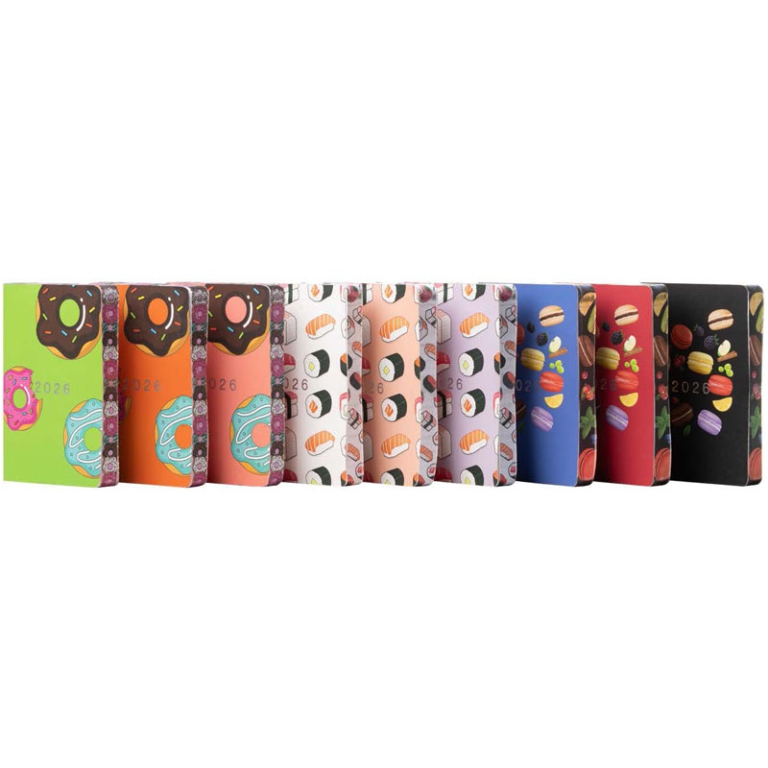 AGENDA GIORNALIERA 10X15 MORBIDOSA QUBE SIMILPELLE