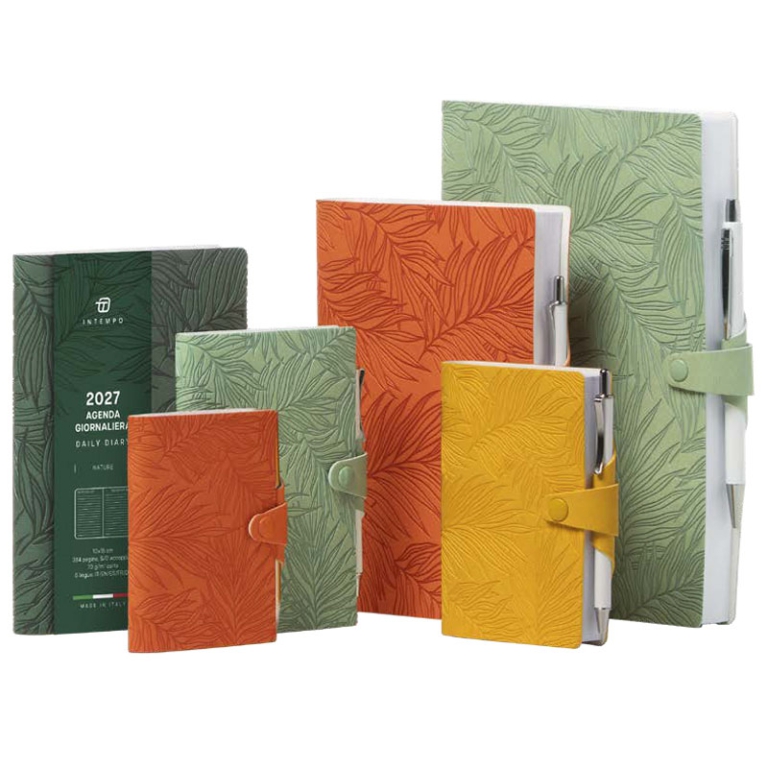 AGENDA BIGIORNALIERA 8X12CM TASCABILE LACCIO NATURE