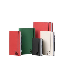 AGENDA GIORNALIERA 7X11 ELASTICO BLACKDAY TASCABIL