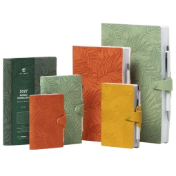 AGENDA GIORNALIERA 10X15CM LACCIO NATURE SIMILPELLE