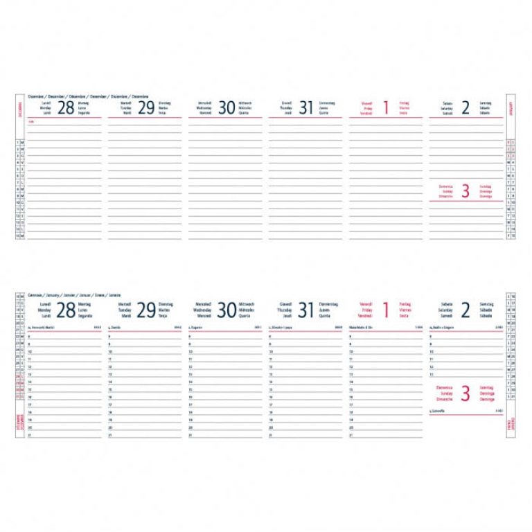 PLANNING 30X10 SETTIMANALE SPIRALATO ALFA 3