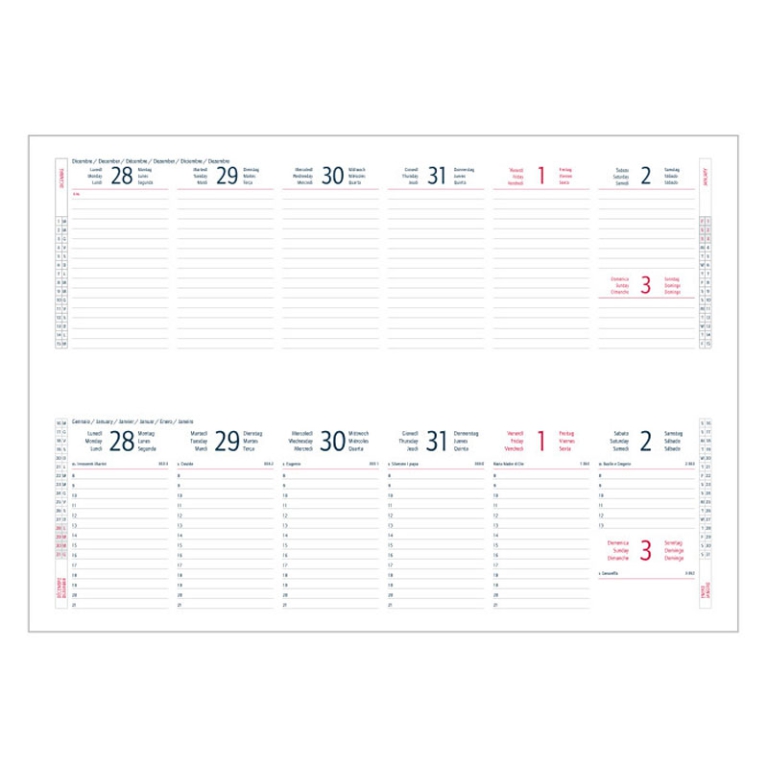 PLANNING 30X10 SETTIMANALE SPIRALATO ALFA 5