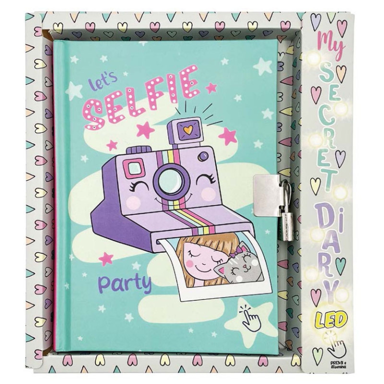 DIARIO SEGRETO 13X18CM   COPERTINA LED 2