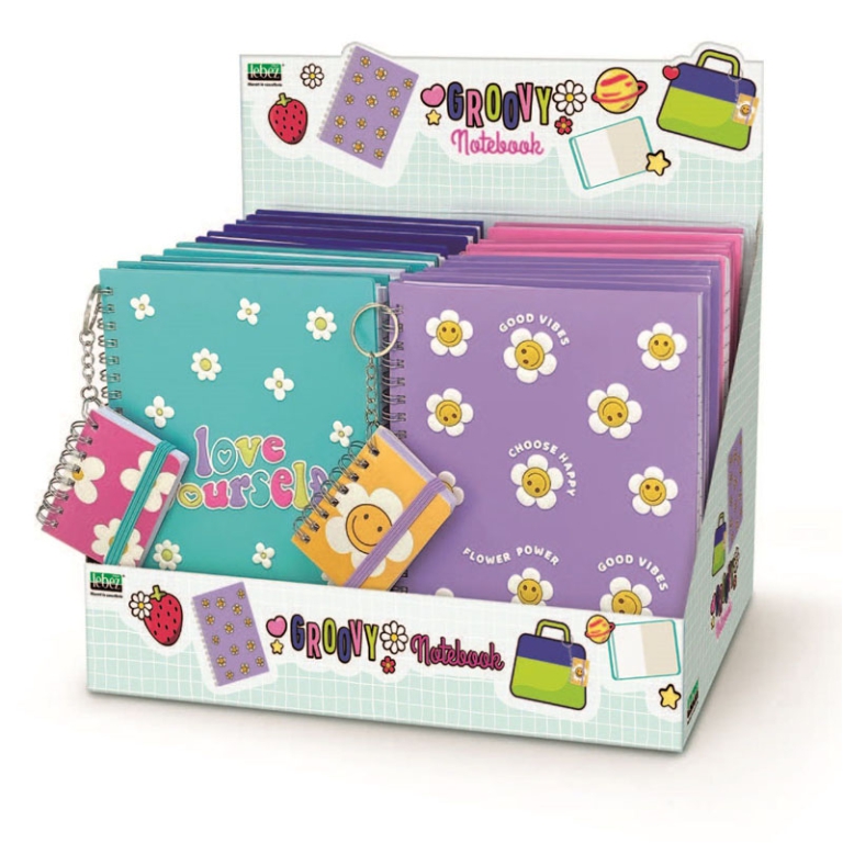 NOTEBOOK GROOVY 15X21 SPIRALE