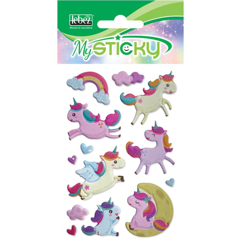 STICKERS ADESIVI BUSTA 3D GIRL EXPO 48PZ 3