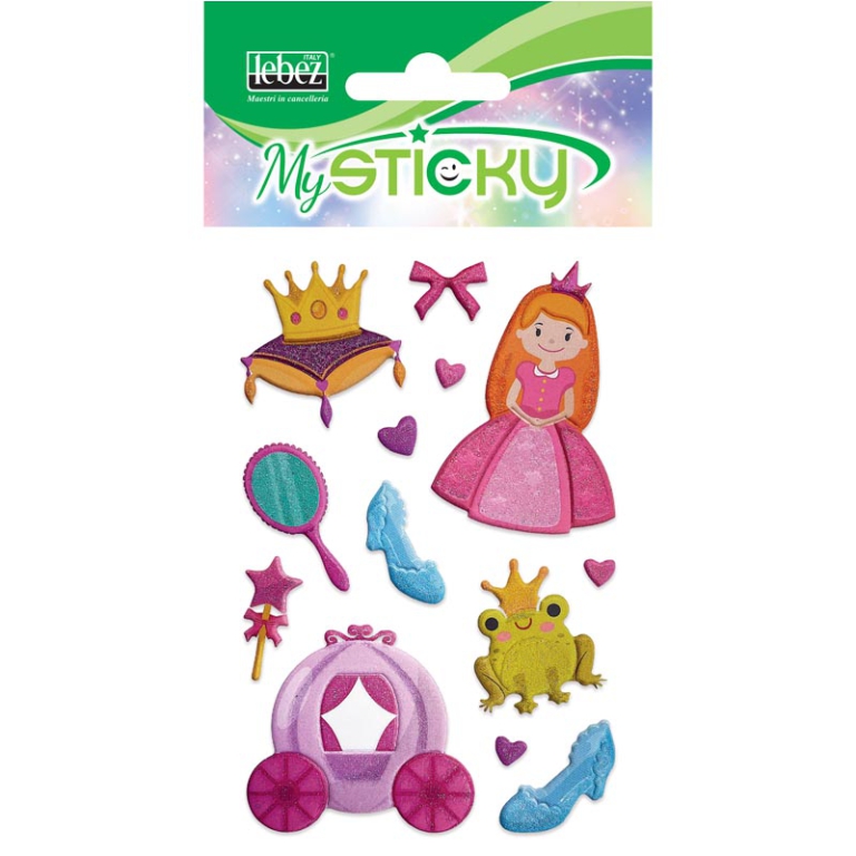 STICKERS ADESIVI BUSTA 3D GIRL EXPO 48PZ 5