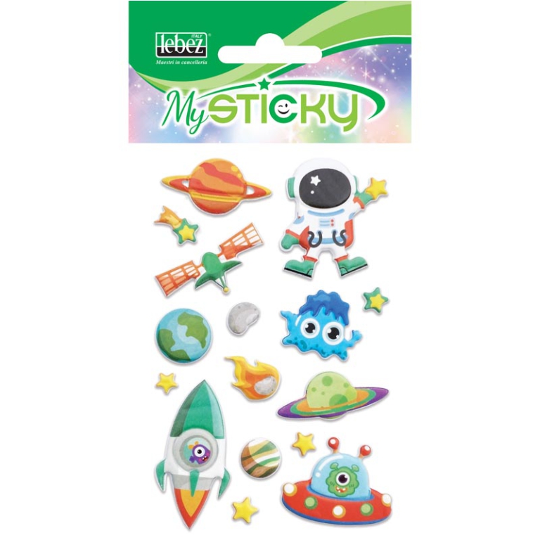 STICKERS ADESIVI BUSTA 3D BOY EXPO 48PZ 2