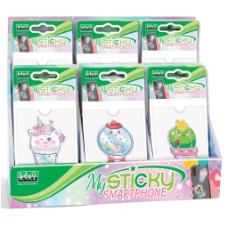 STICKERS ADESIVI BUSTA 3D PER SMARTPHONE
