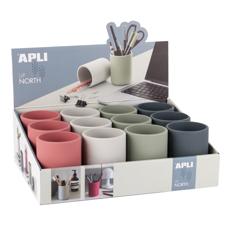 DISPLAY PORTAPENNE 12PZ  SILICONE APLI UP NORTH