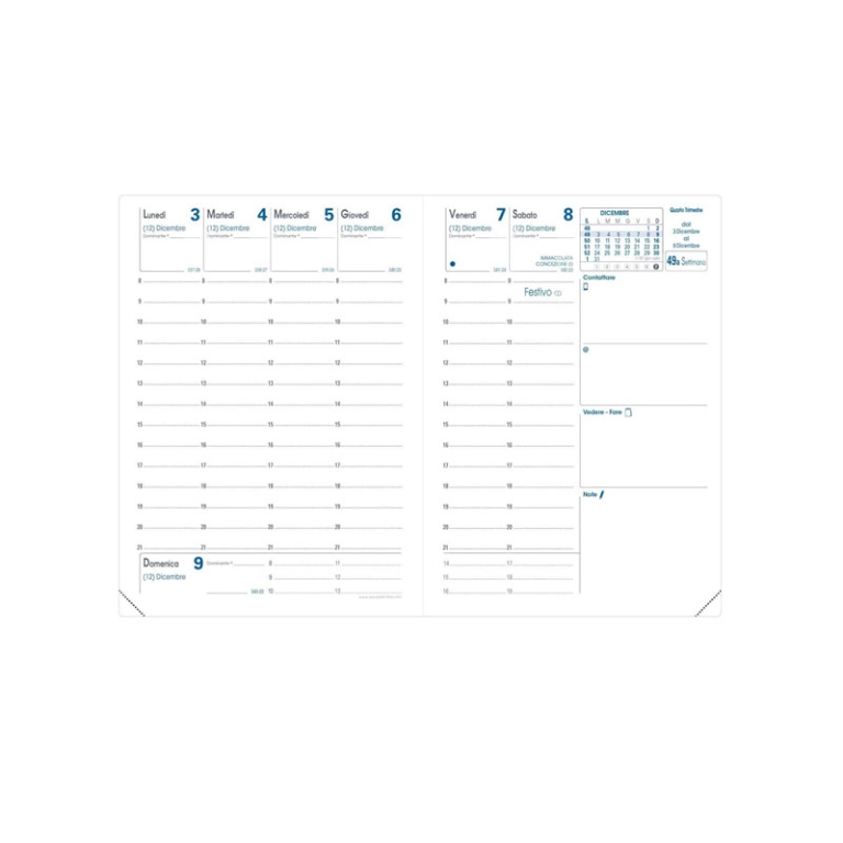 AGENDA RIGIRO 9X12,5 IMPALA QUO VADIS 2