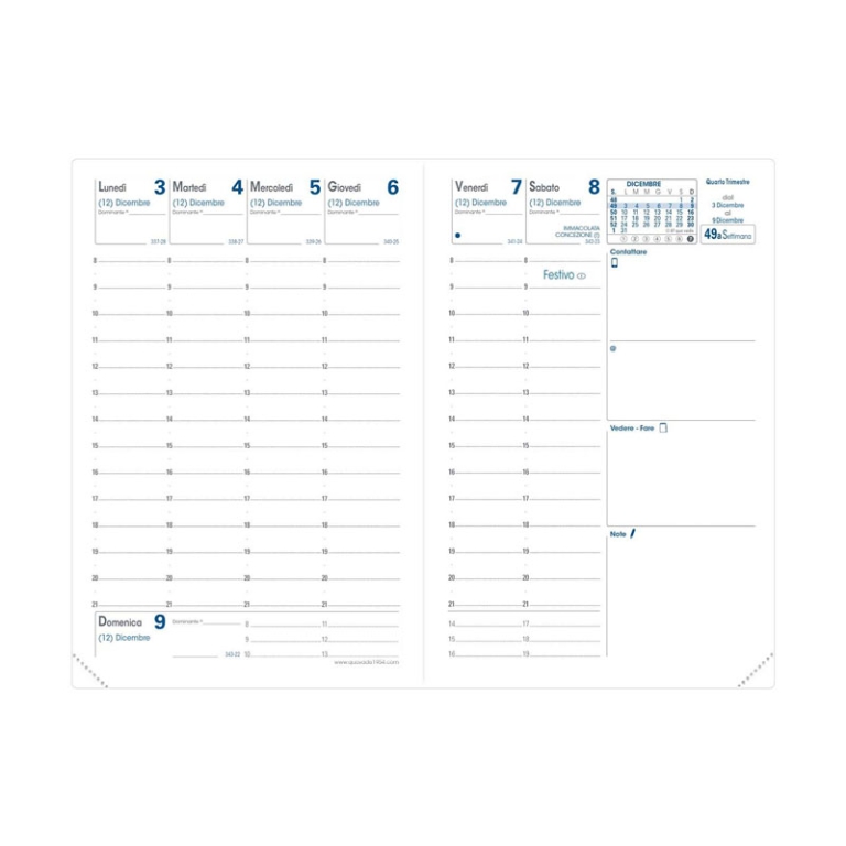 AGENDA AFFARI 10X15CM      BERGAMO BRUNO QUO VADIS 2