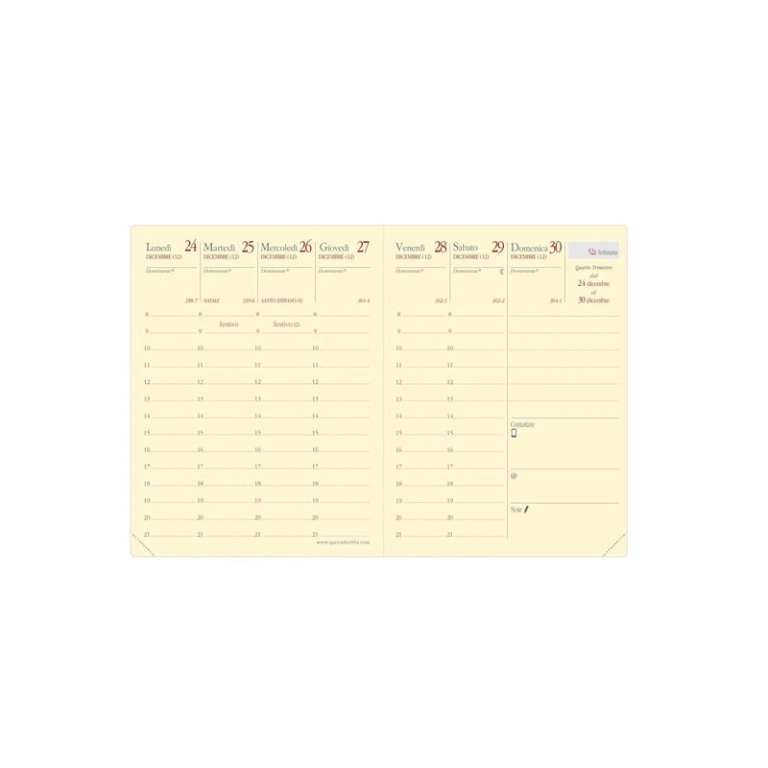 AGENDA CARLA 8X10,5 MARLOW CAMMELLO QUO VADIS 2