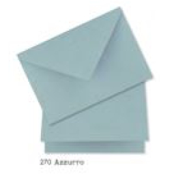 BIGLIETTI 12X17 10PZ     CARTA GELSO AZZURRO