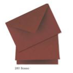 BIGLIETTI 12X17 10PZ     CARTA GELSO ROSSO