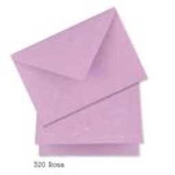 BIGLIETTI 12X17 10PZ     CARTA GELSO ROSA