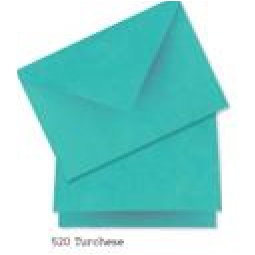 BIGLIETTI 12X17 10PZ     CARTA GELSO TURCHESE