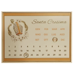 CALENDARIO PERPETUO 16X11CM MAGNETI CRESIMA